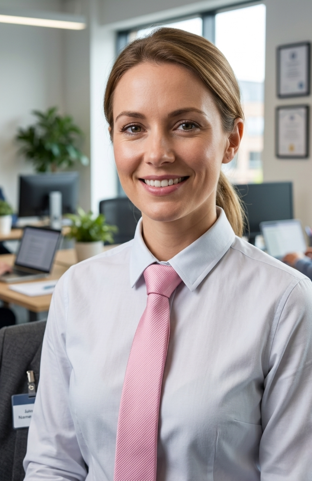 Corbata Elegante Para Hombre Mujer Vestuario Seguridad