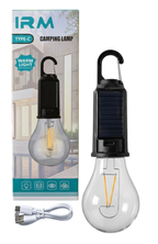 Lámpara Foco Led Colgante Camping Recargable Usb - Solar
