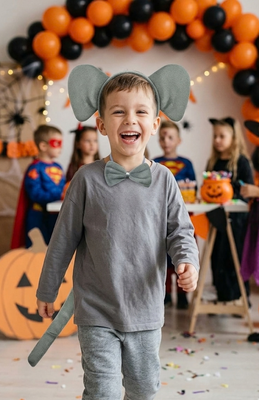 Set Animal 3 Piezas Disfraz Halloween Modelos Varios