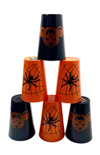 Pack 6 Vasos De Plástico Halloween Fiesta Decorativo