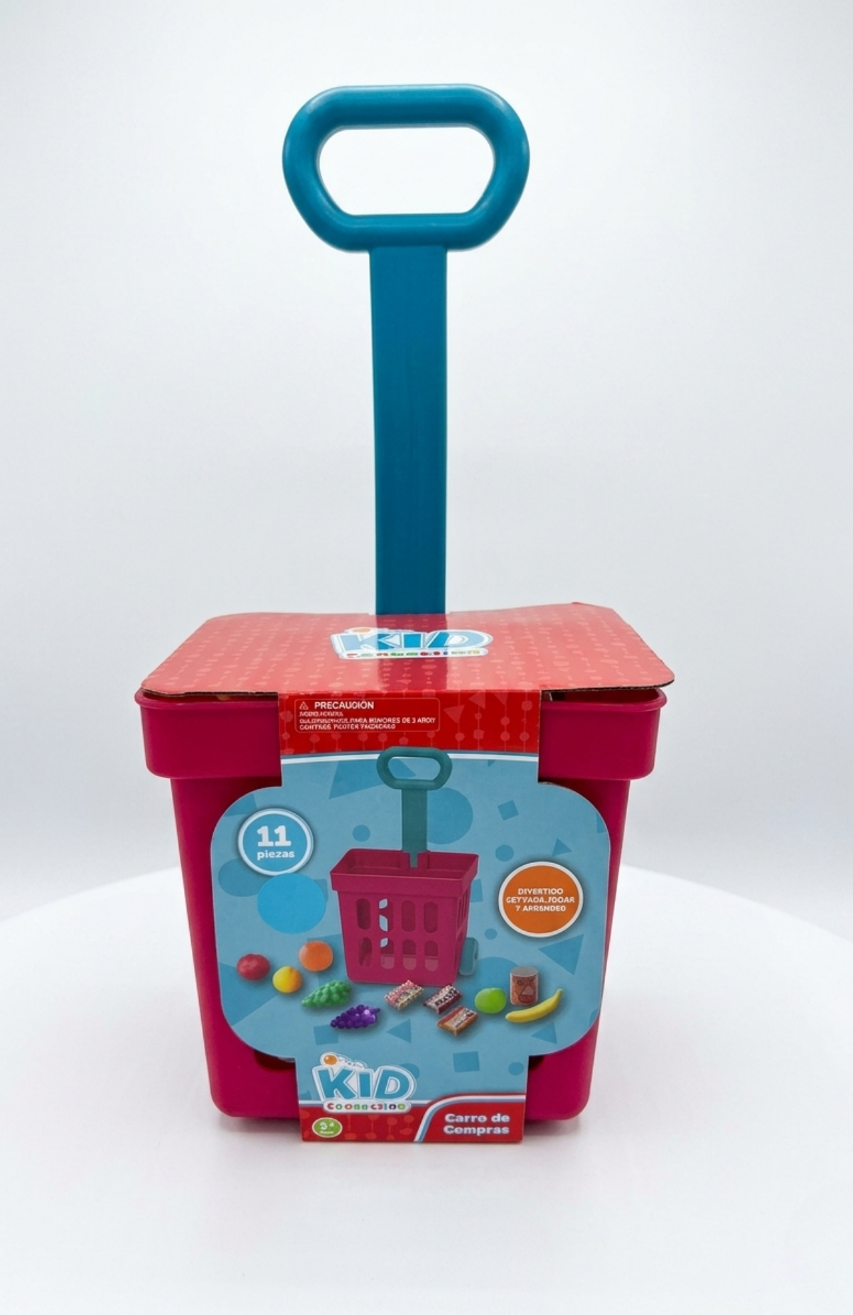 Carrito Compras Juguete Para Niños Con Frutas Y Alimentos