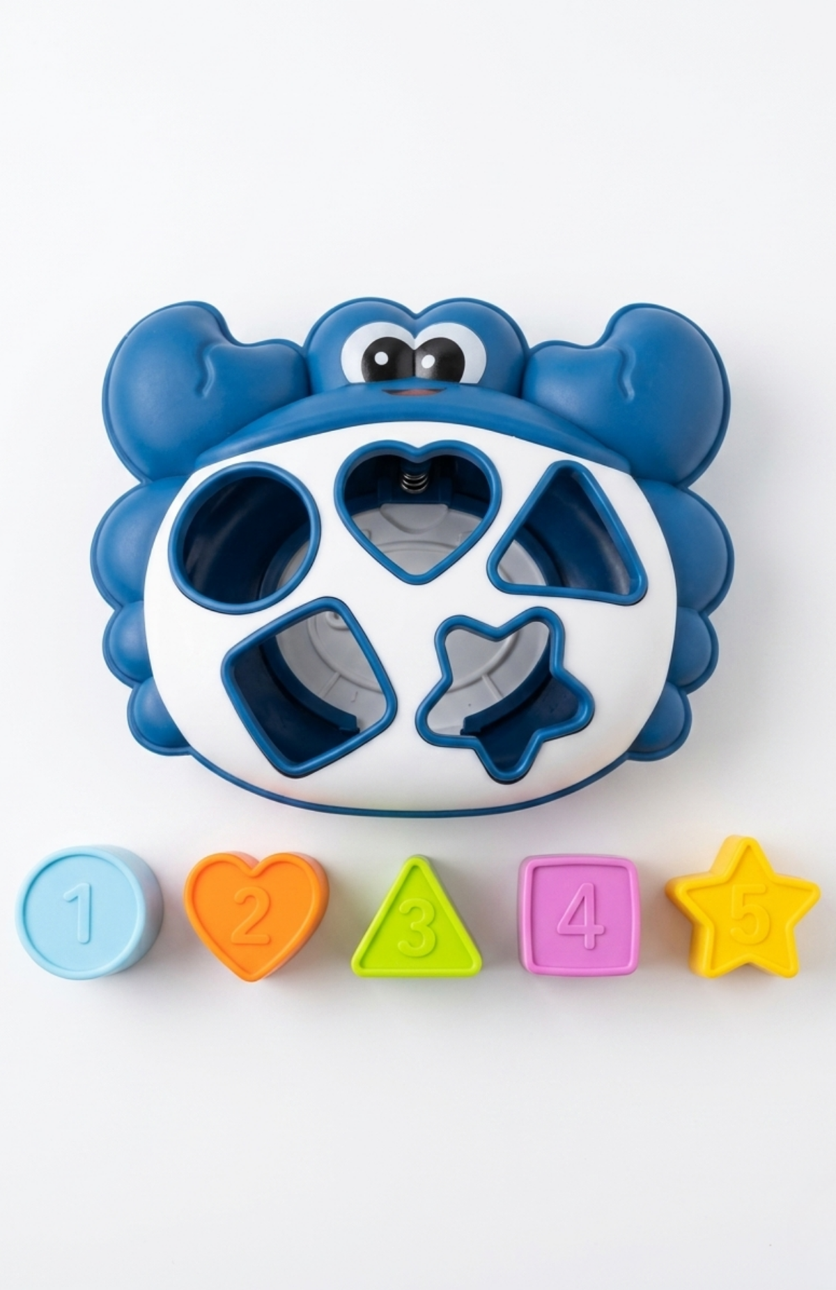 Juguete Didactico Encaje Cangrejo Bloques Figuras Bebes 18m+