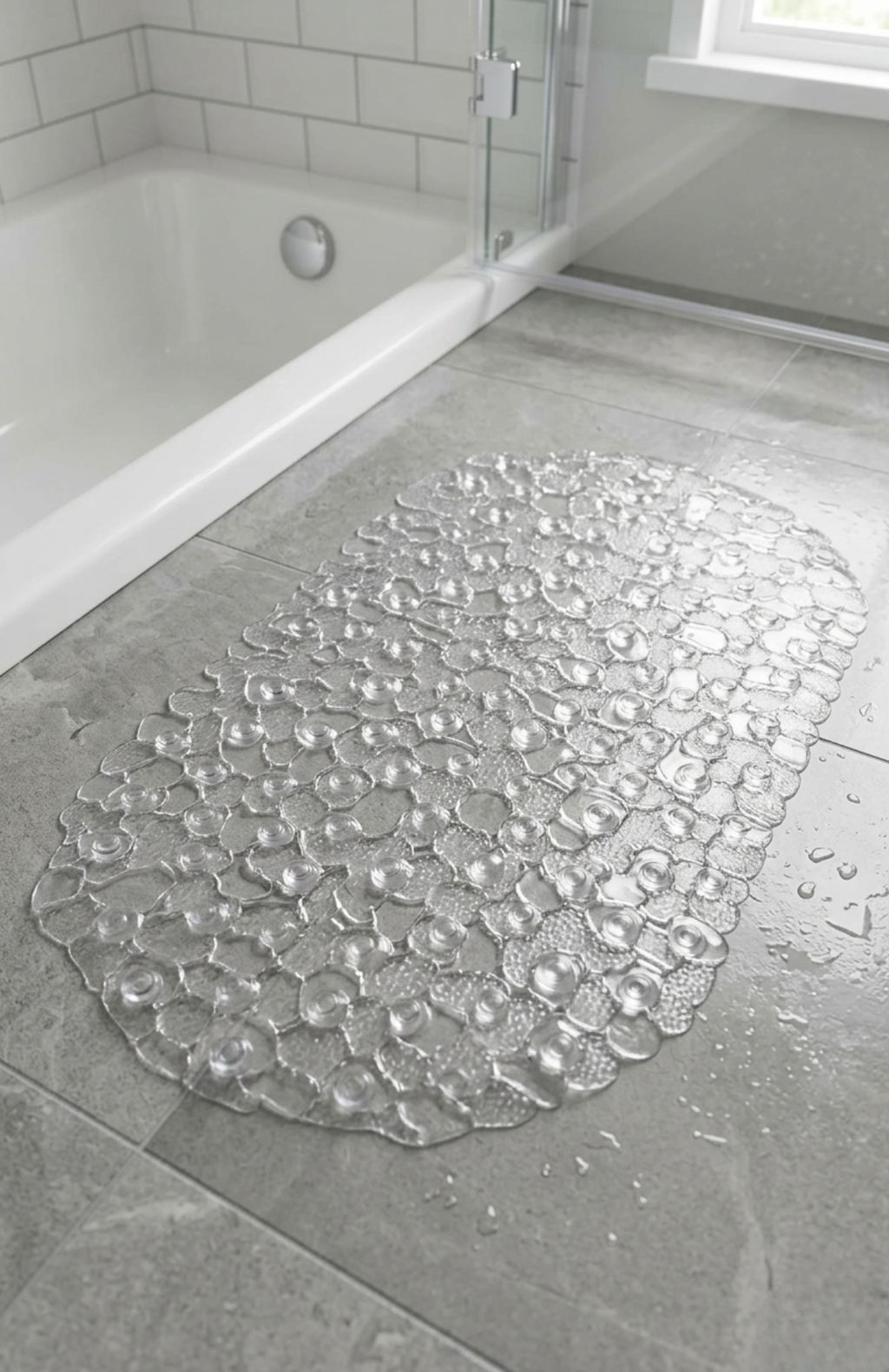 Tapete Antideslizante Piso Ducha Baño Casa Bonita 35x70 Cm