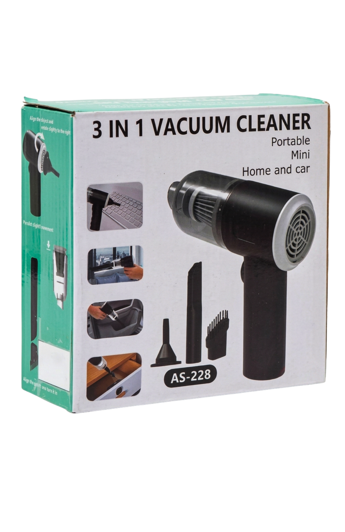 Mini Aspiradora De Mano Inalámbrica Potente Para Auto Y Casa