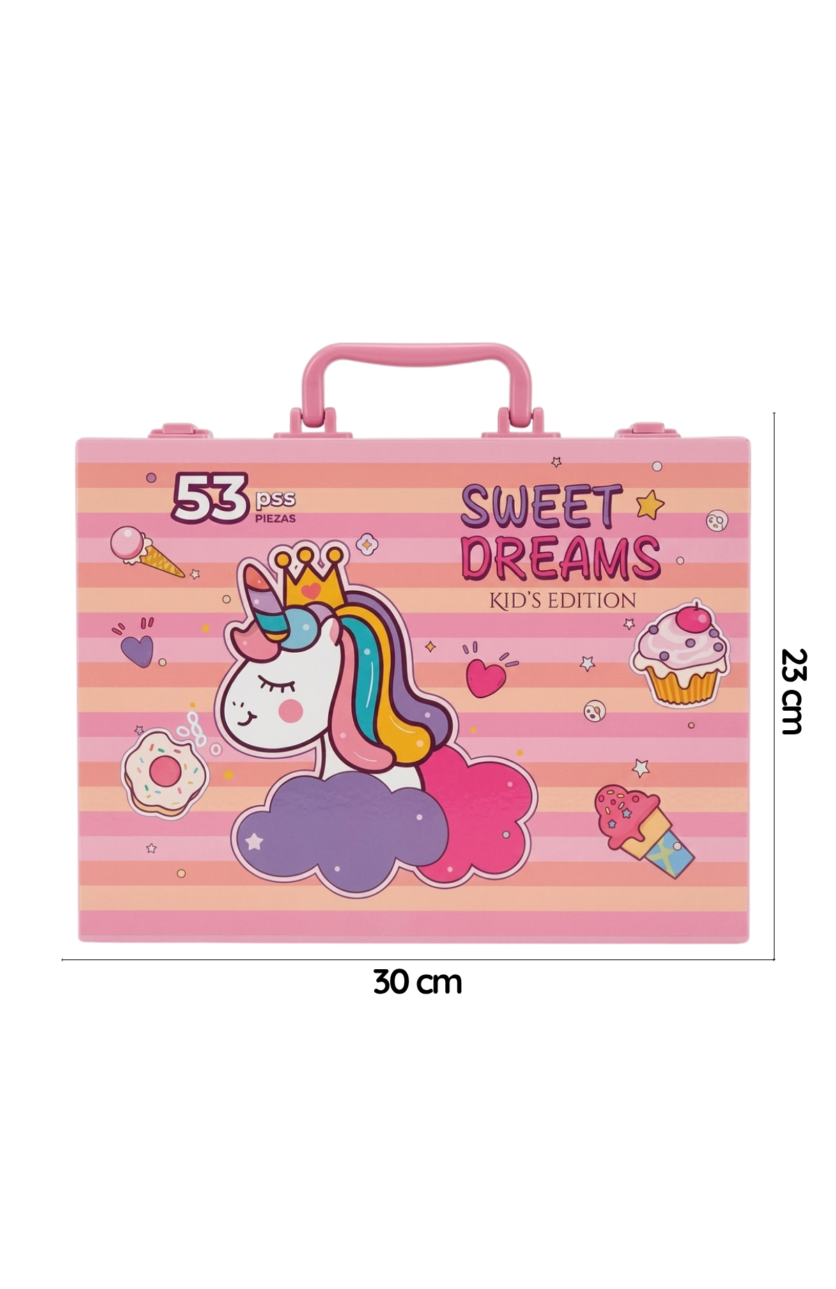 Estuche Maletín Set De Arte 53 Piezas, Para Dibujar Y Pintar