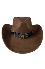 Sombrero Vaquero Estilo Western Texano Adultos Unisex Cowboy