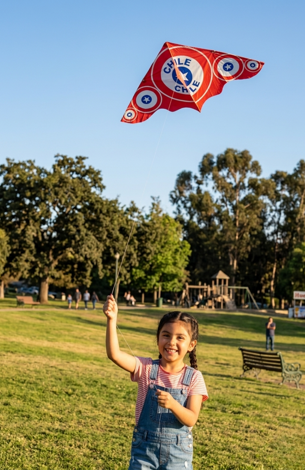 Cometa Bandera Chile Volantín Fiestas Patrias Chilena