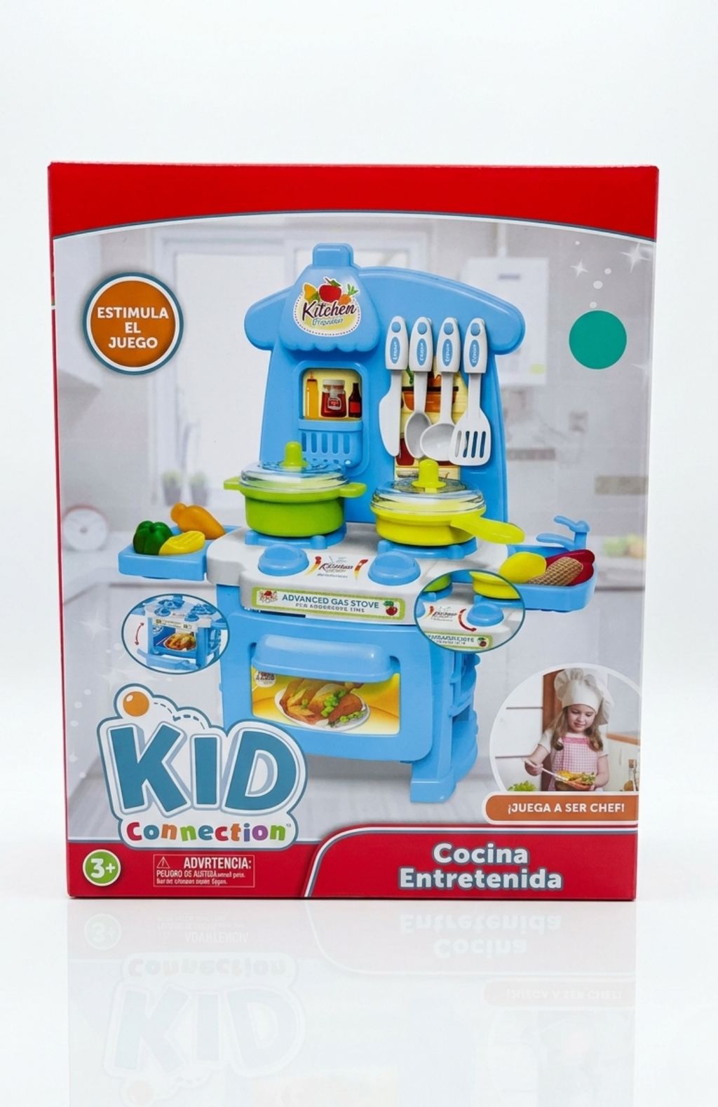 Cocina Infantil Kid Connection Con Accesorios Juguete Niños