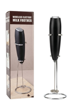 Revolvedor Portátil Mini Batidor Eléctrico Con Soporte Café