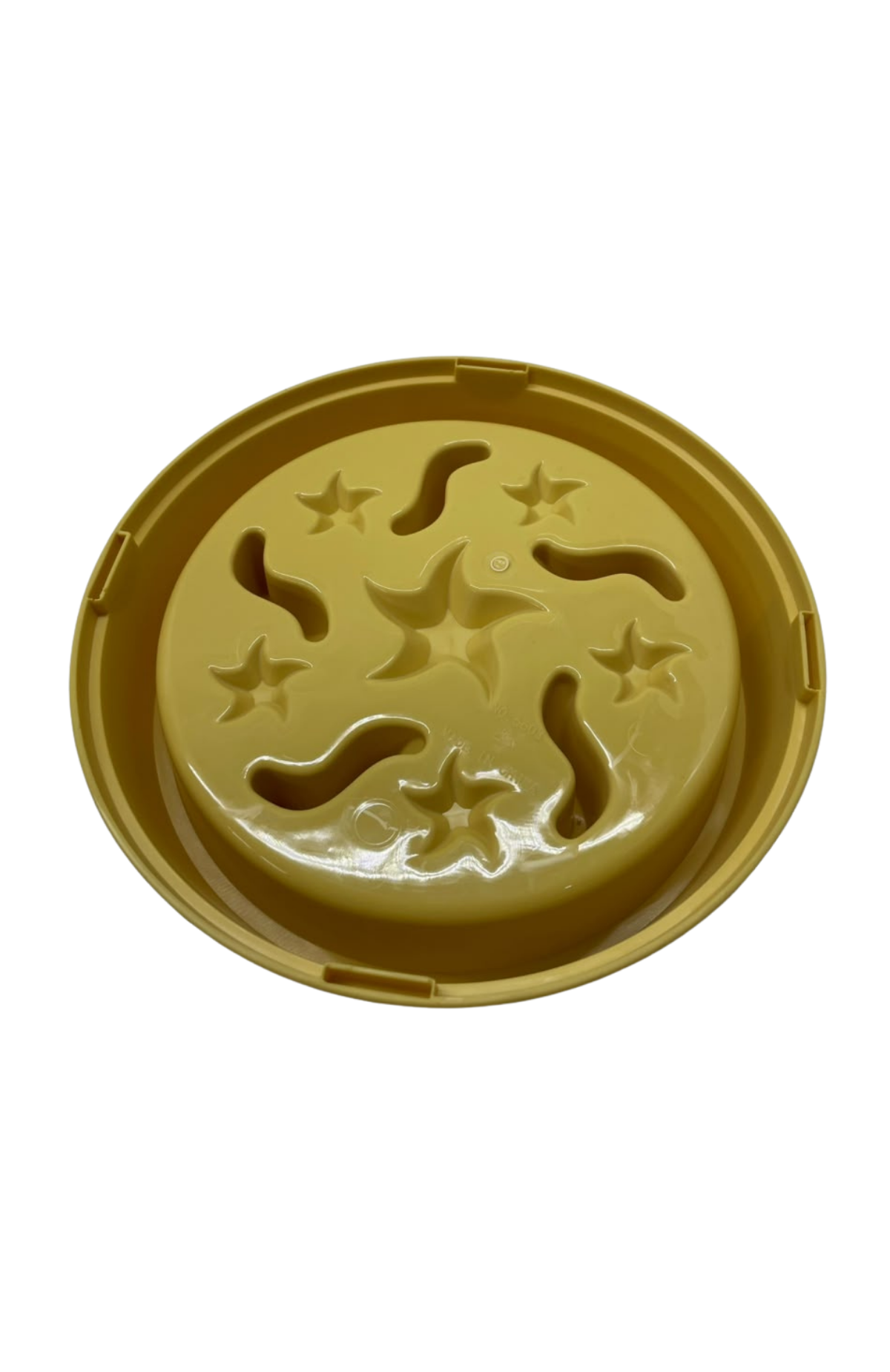 Plato Antiansiedad Estrellitas Comedero Lento Mascotas