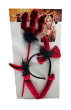 Set De Disfraz De Diablita 4 Piezas Sexy Halloween