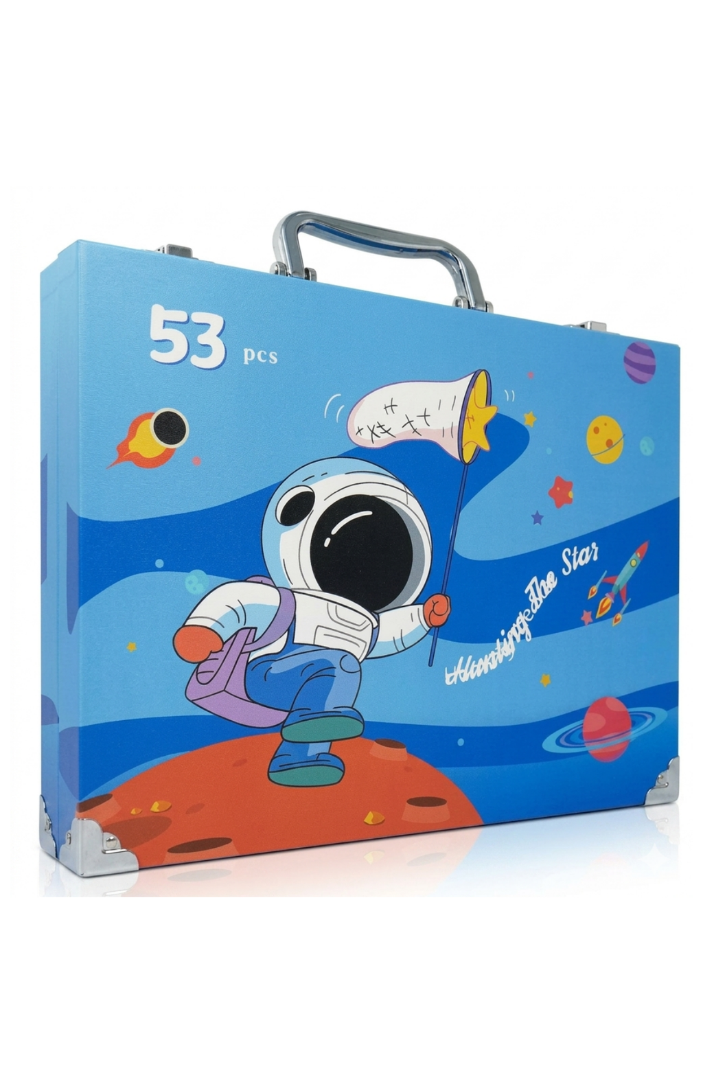 Estuche Maletín 53 Piezas, Para Pintar Y Dibujar