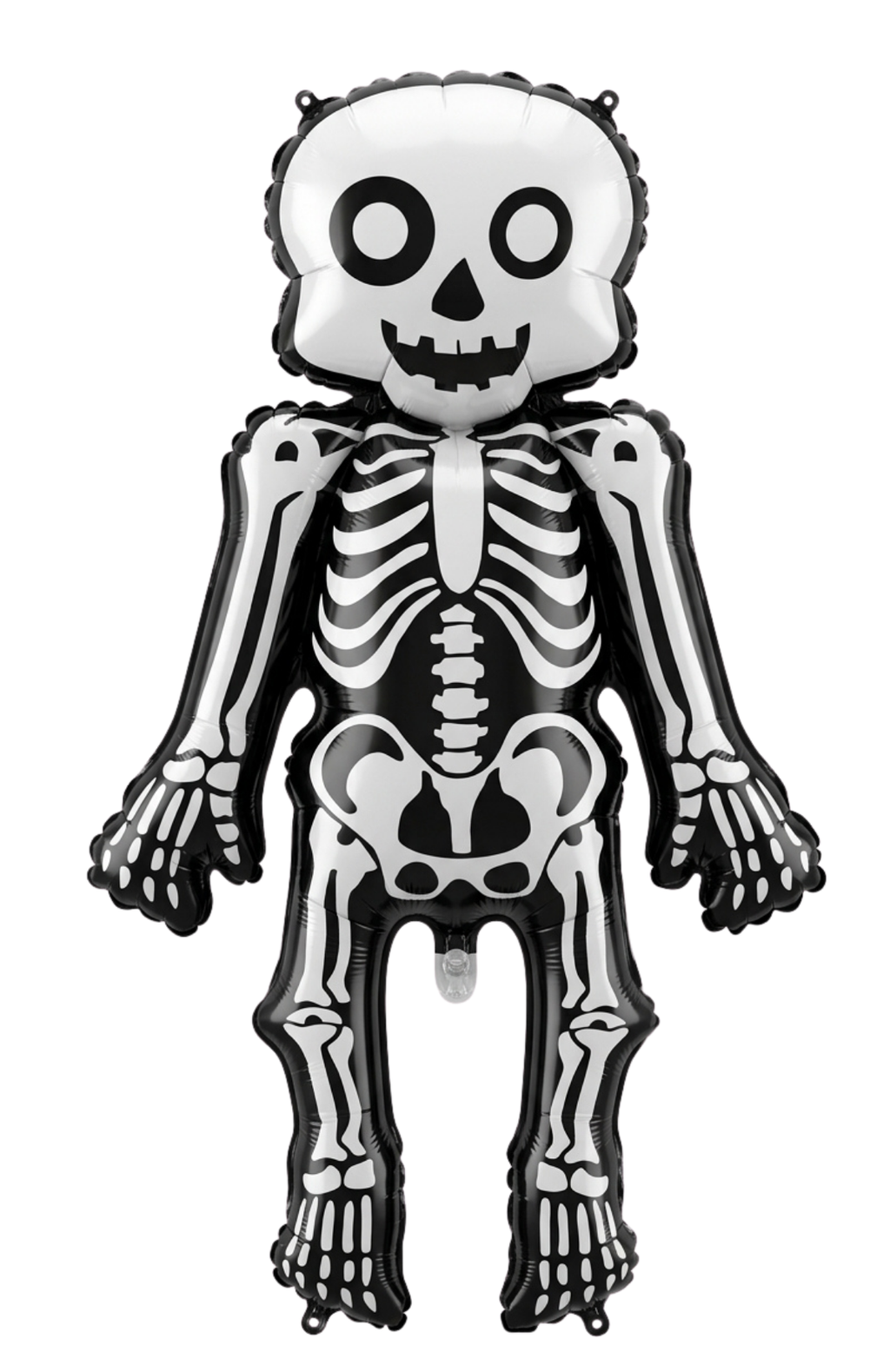 Globo Metalizado Esqueleto Halloween Gigante 53x92cm Decoración