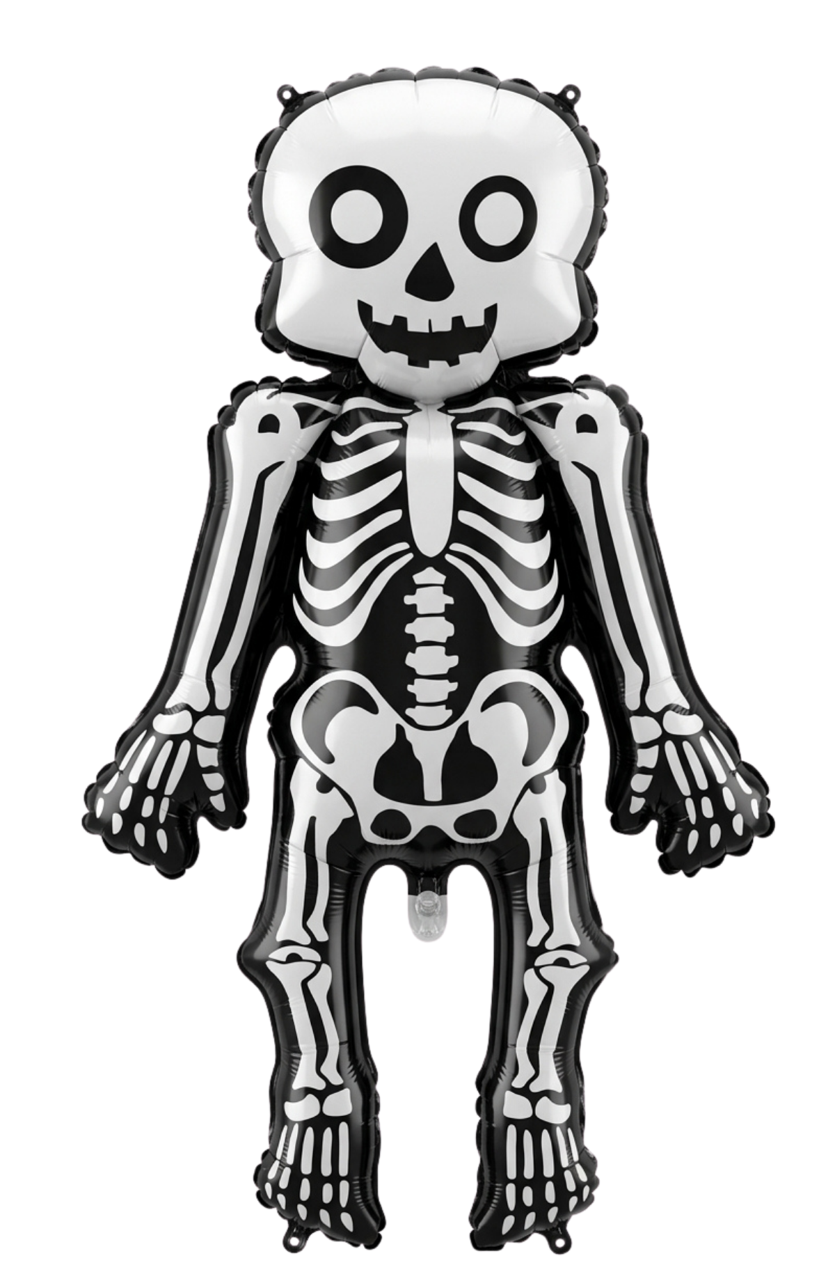 Globo Metalizado Esqueleto Halloween Gigante 53x92cm Decoración
