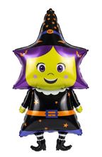 Globo Metalizado Brujita Halloween Gigante 48x99cm Decoración