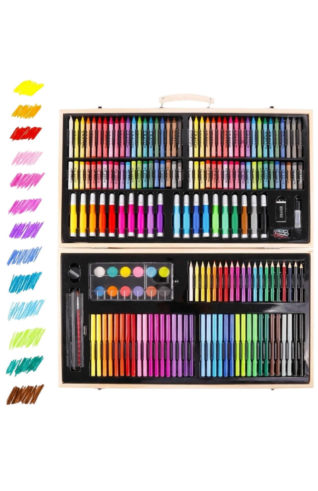 Maletín De Arte Artist Kit 180 Piezas Con Lápices Colores
