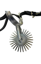 Par De Espuelas Chilenas Con Rodaja De 8cm Y Correas Cuerina