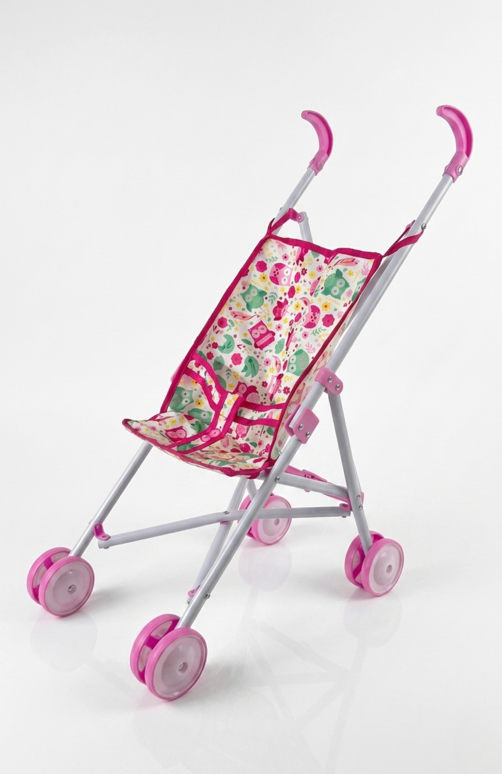 Coche De Juguete Para Muñecas Paseador Plegable Rosa