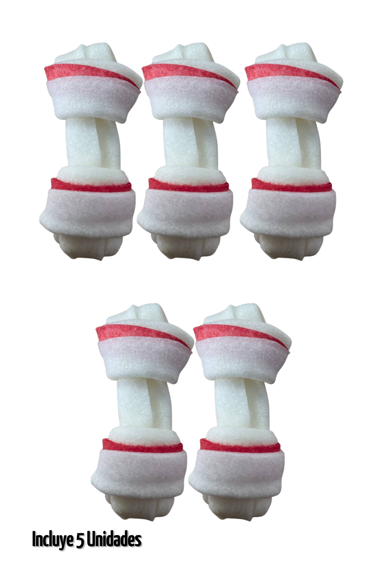 Pack 5 Huesos Anudados Mascotas Entretenimiento Y Cuidado