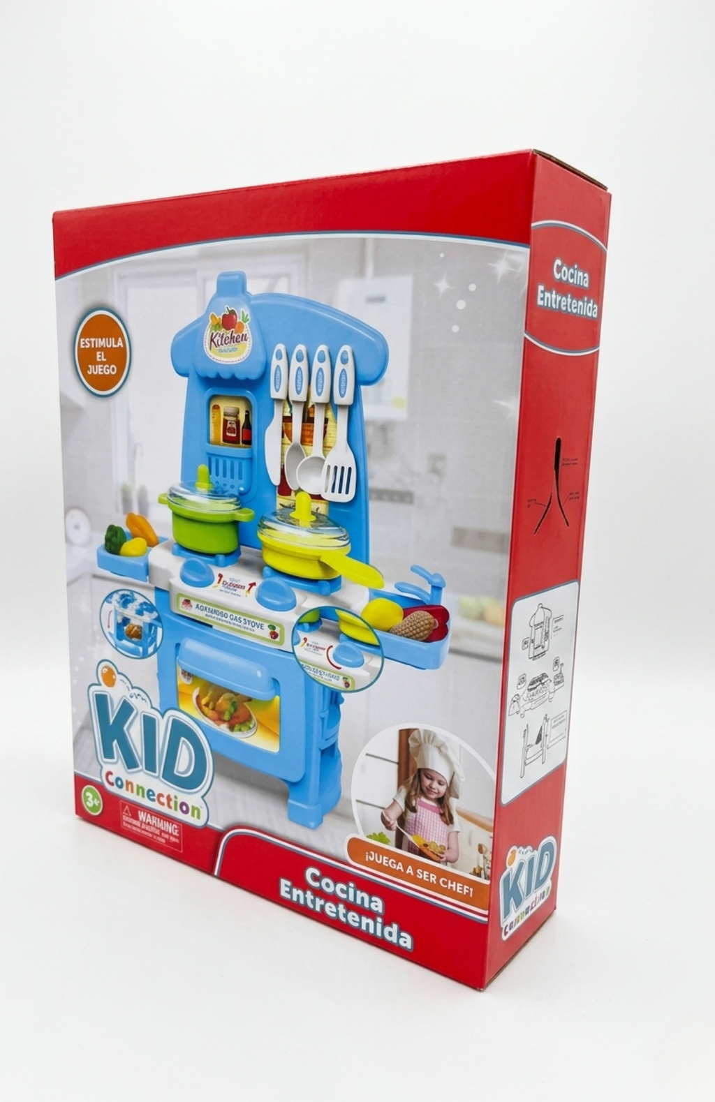 Cocina Infantil Kid Connection Con Accesorios Juguete Niños