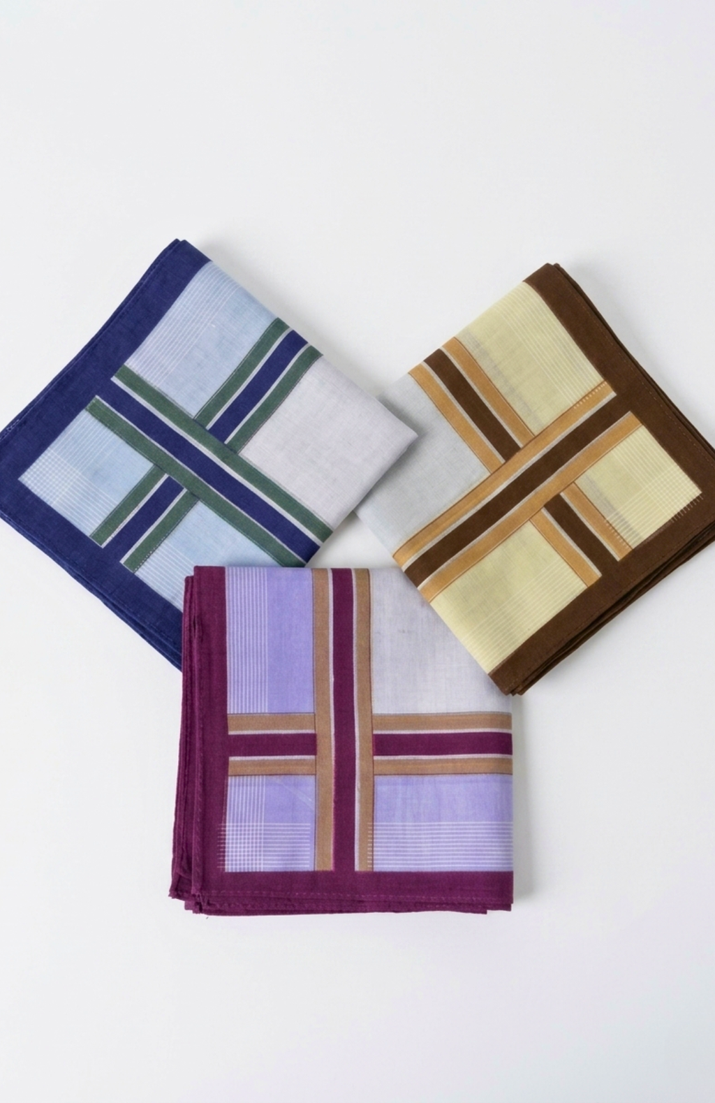Pack 12 Pañuelos De Lujo Multicolor Algodón 39x39 Cm