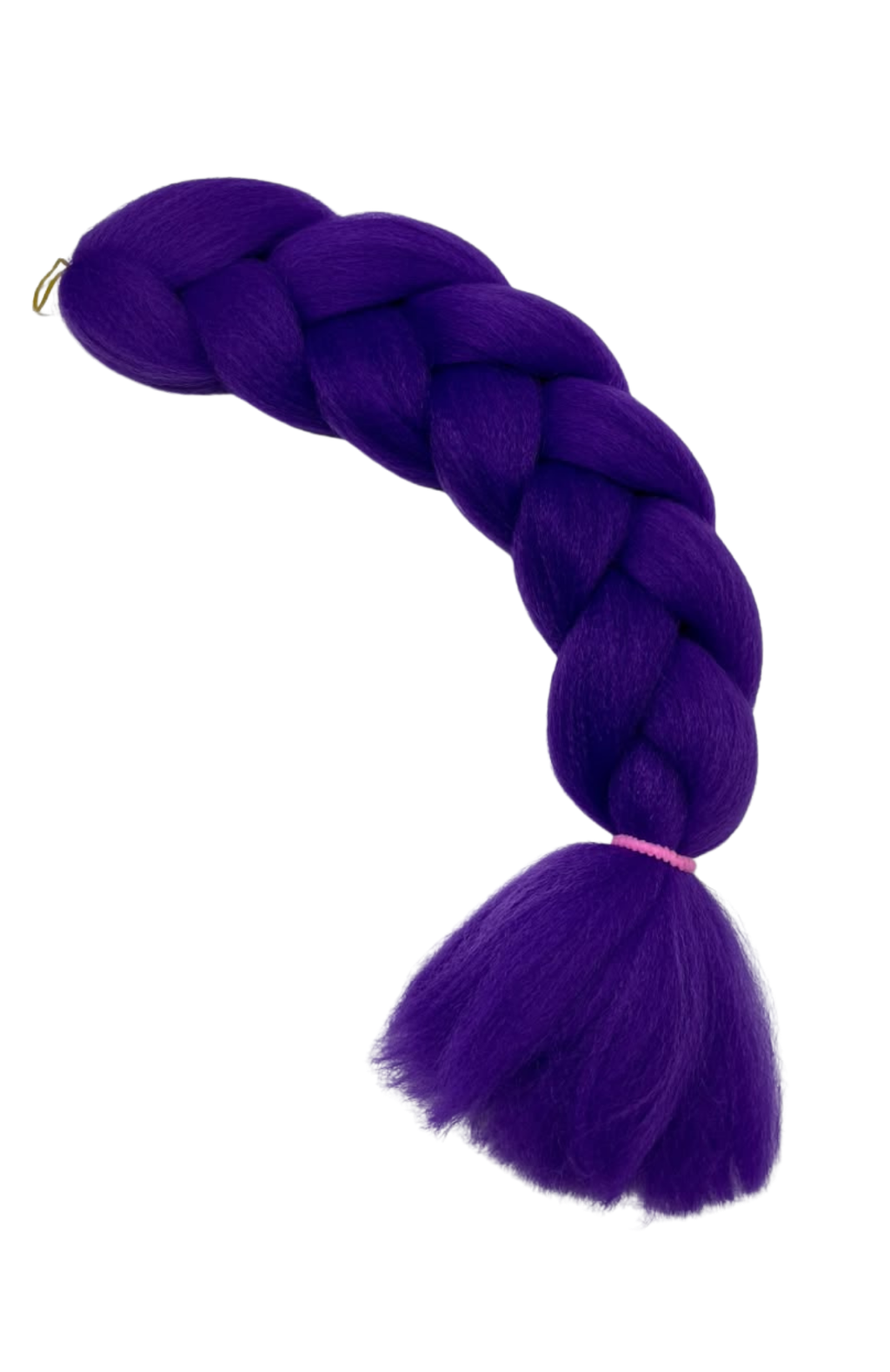 Trenza Morada Kanekalon Disfraz Rumi Guerreras K-pop