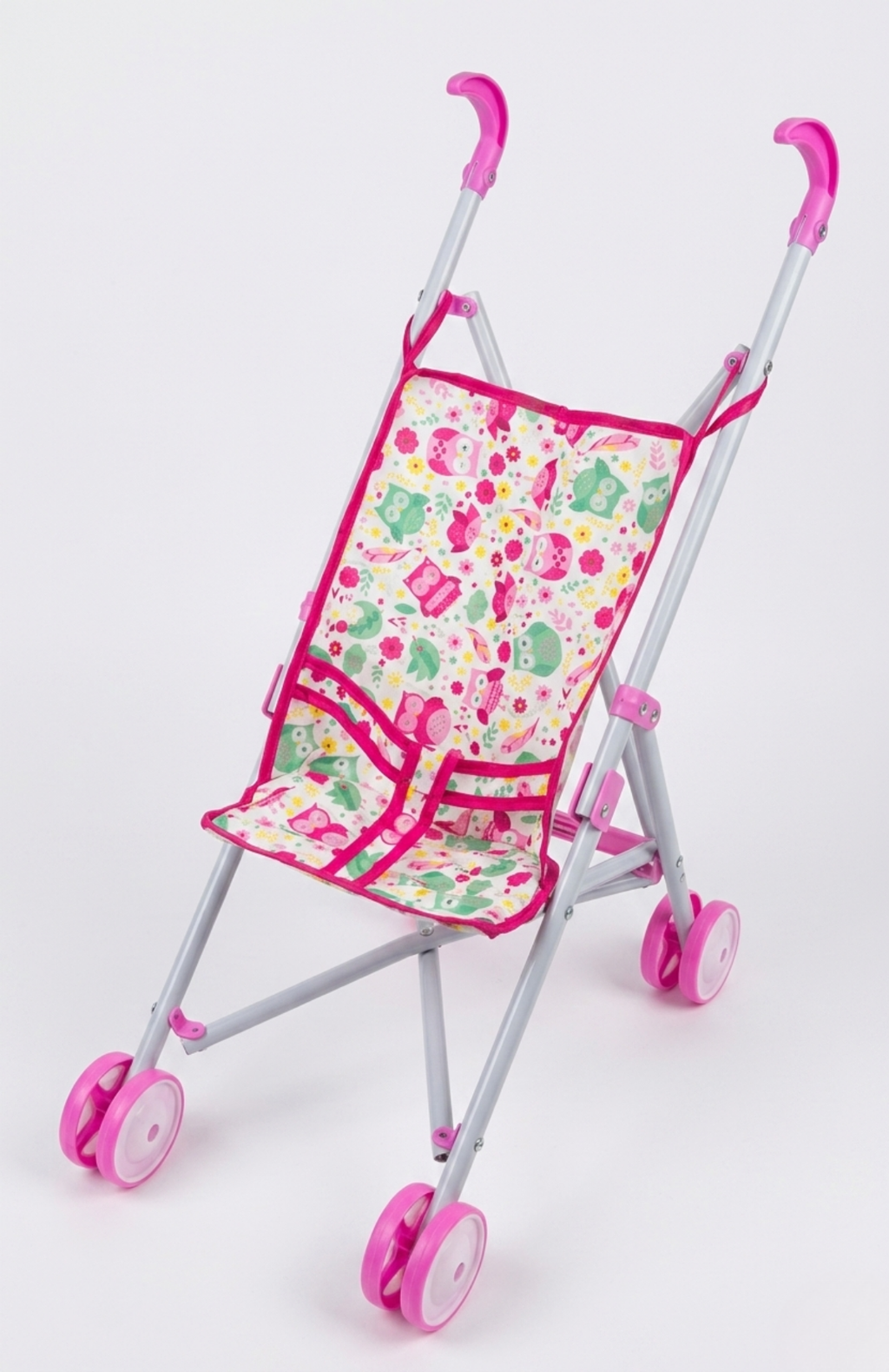 Coche De Juguete Para Muñecas Paseador Plegable Rosa
