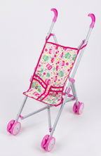 Coche De Juguete Para Muñecas Paseador Plegable Rosa