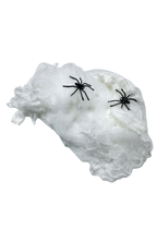 Pack 4 Telarañas Halloween Tela Araña Blanca Negra Cotillón Surtidas