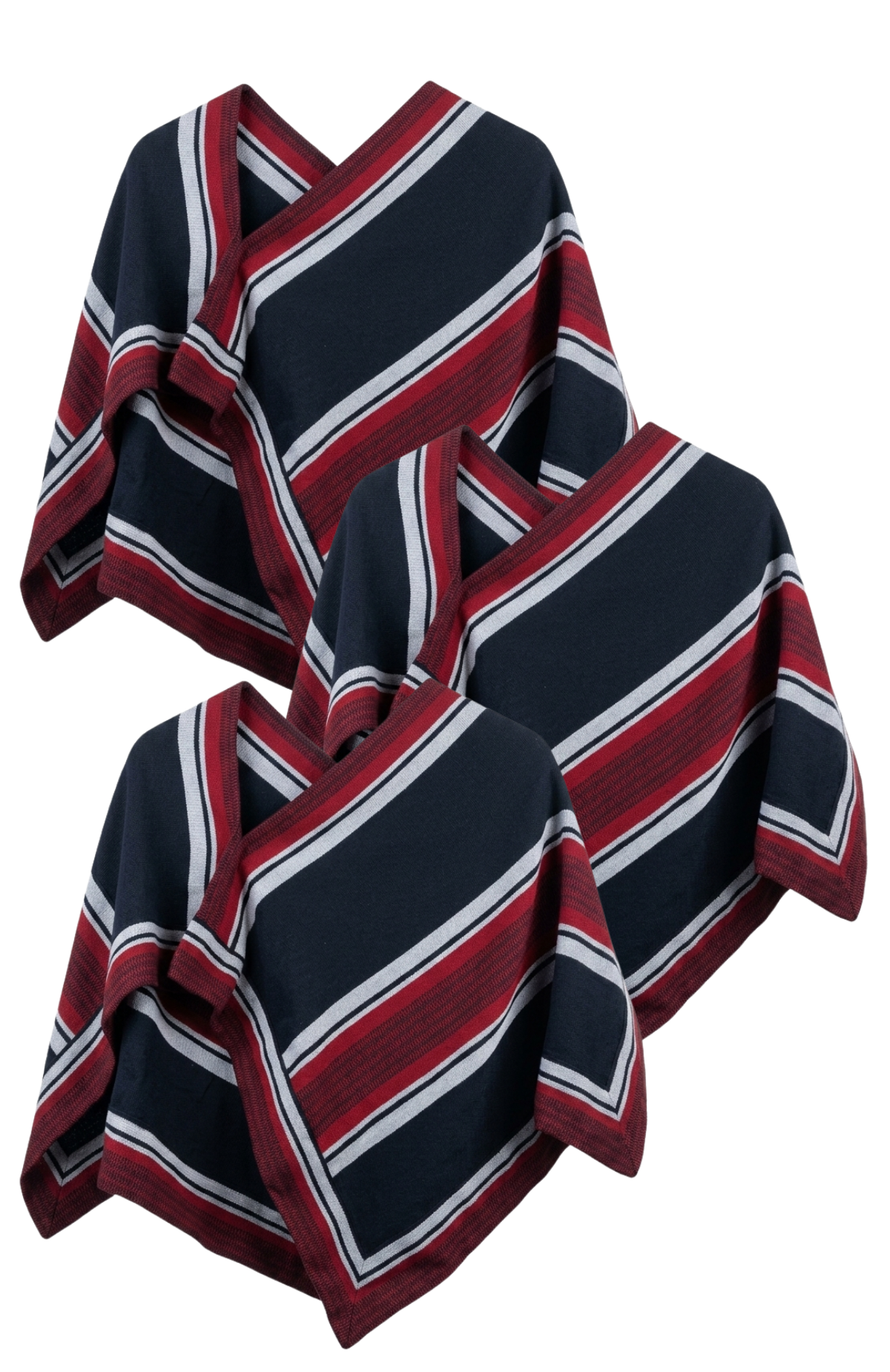 Manta Poncho Huaso Baile Cueca Fecha Patrias Niños 53x85cm