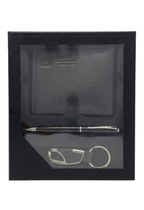 Set De Regalo Hombre Billetera Lapicero Y Llavero Elegante