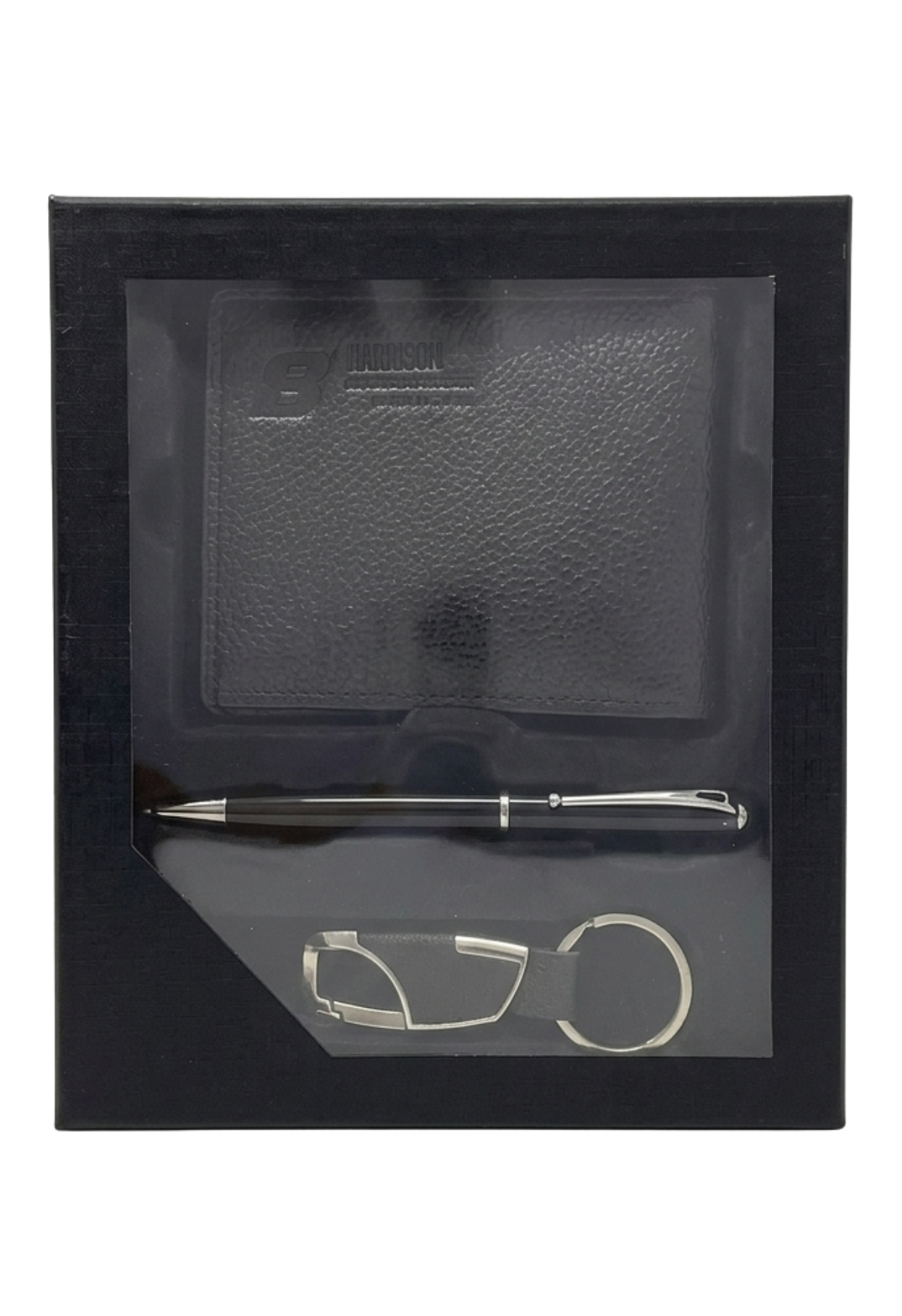 Set De Regalo Hombre Billetera Lapicero Y Llavero Elegante