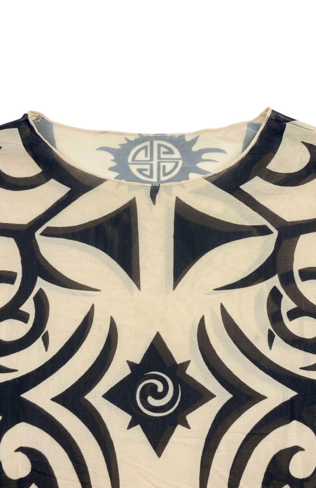 Polera Color Piel Con Tatuajes Para Baile Típico Pascuense