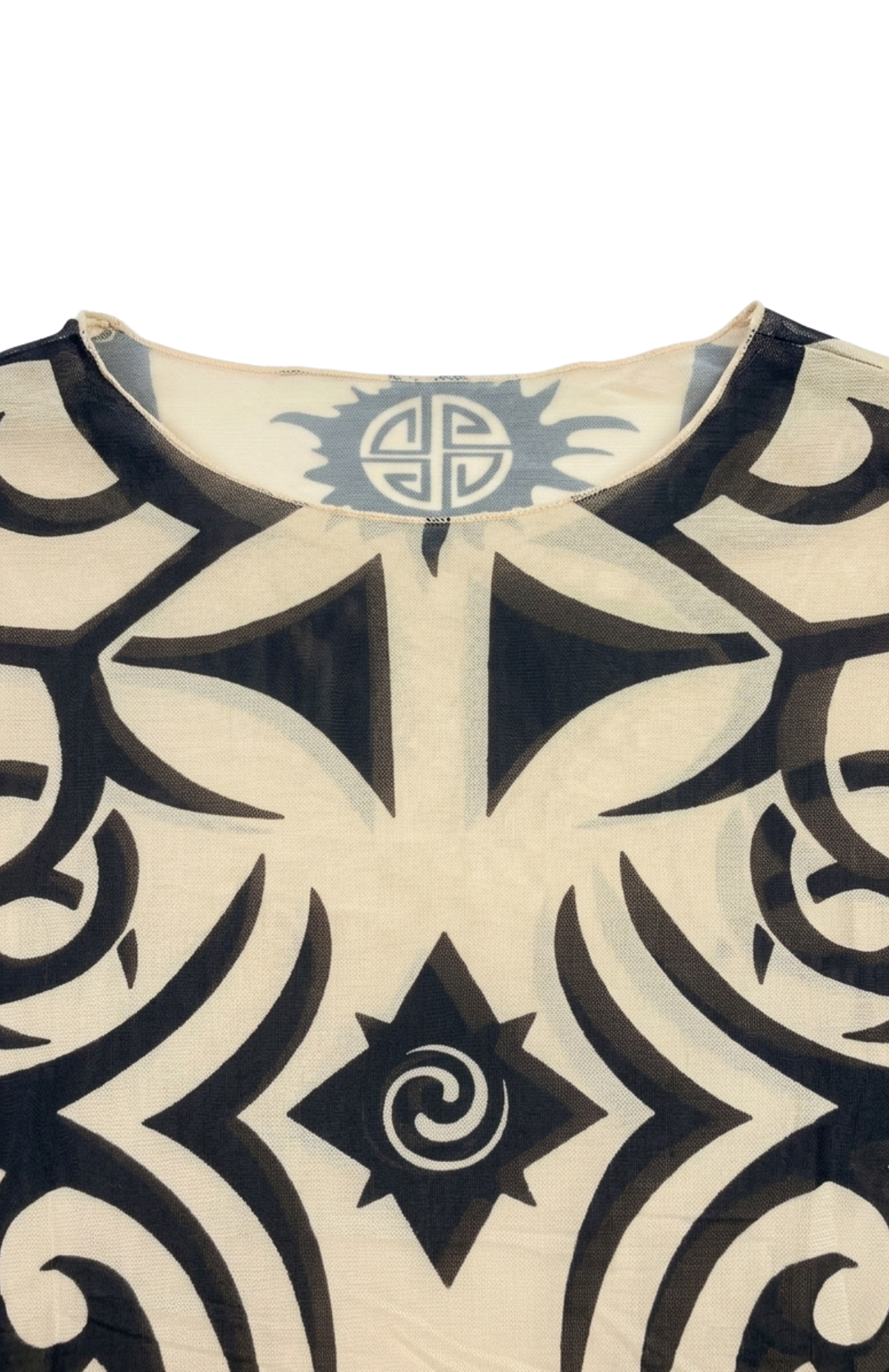 Polera Color Piel Con Tatuajes Para Baile Típico Pascuense