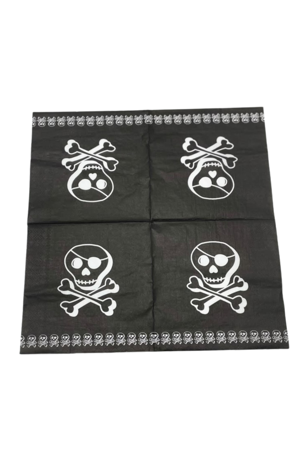 Pack 20 Servilletas Halloween Calavera 20 Unidades Multiuso