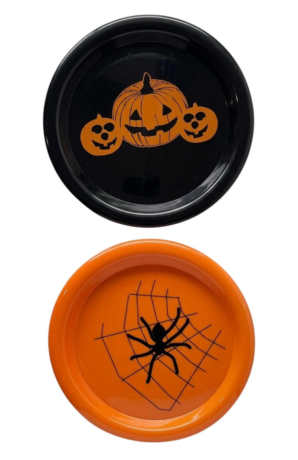 Pack 6 Platos De Plástico Halloween Fiesta Decorativo
