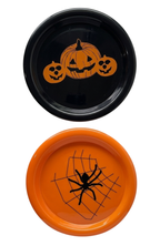 Pack 6 Platos De Plástico Halloween Fiesta Decorativo