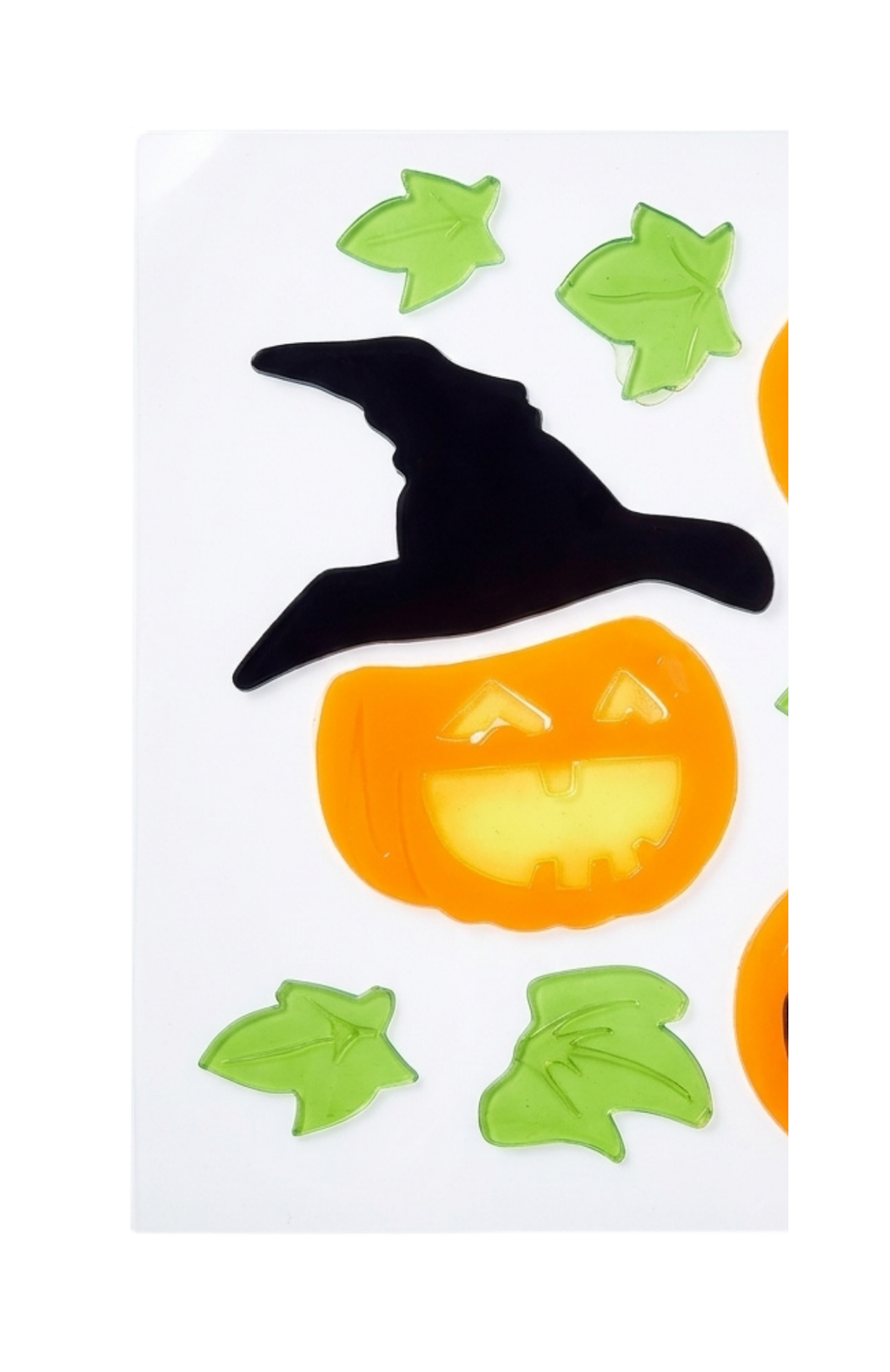 Pack 2 Pegatinas De Ventana Halloween 20.5x20cm Gel Duradero