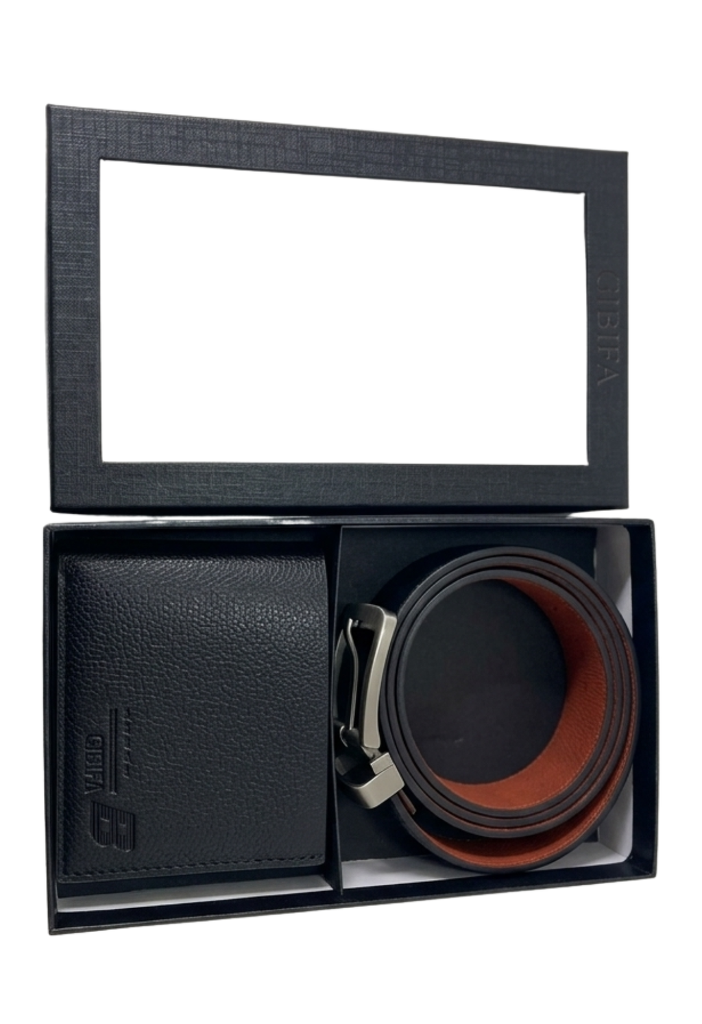 Set De Regalo Hombre Billetera Y Cinturón