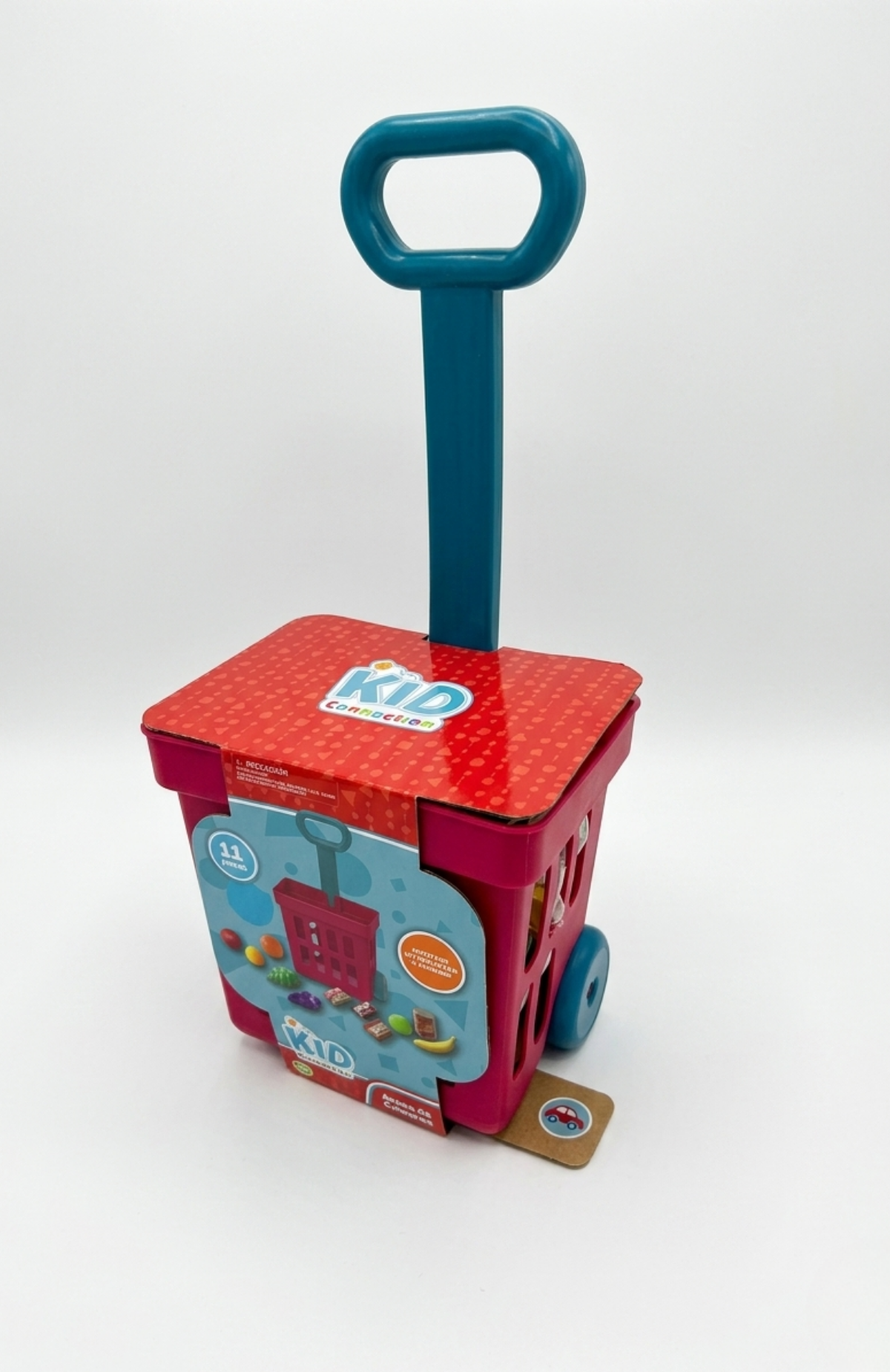 Carrito Compras Juguete Para Niños Con Frutas Y Alimentos