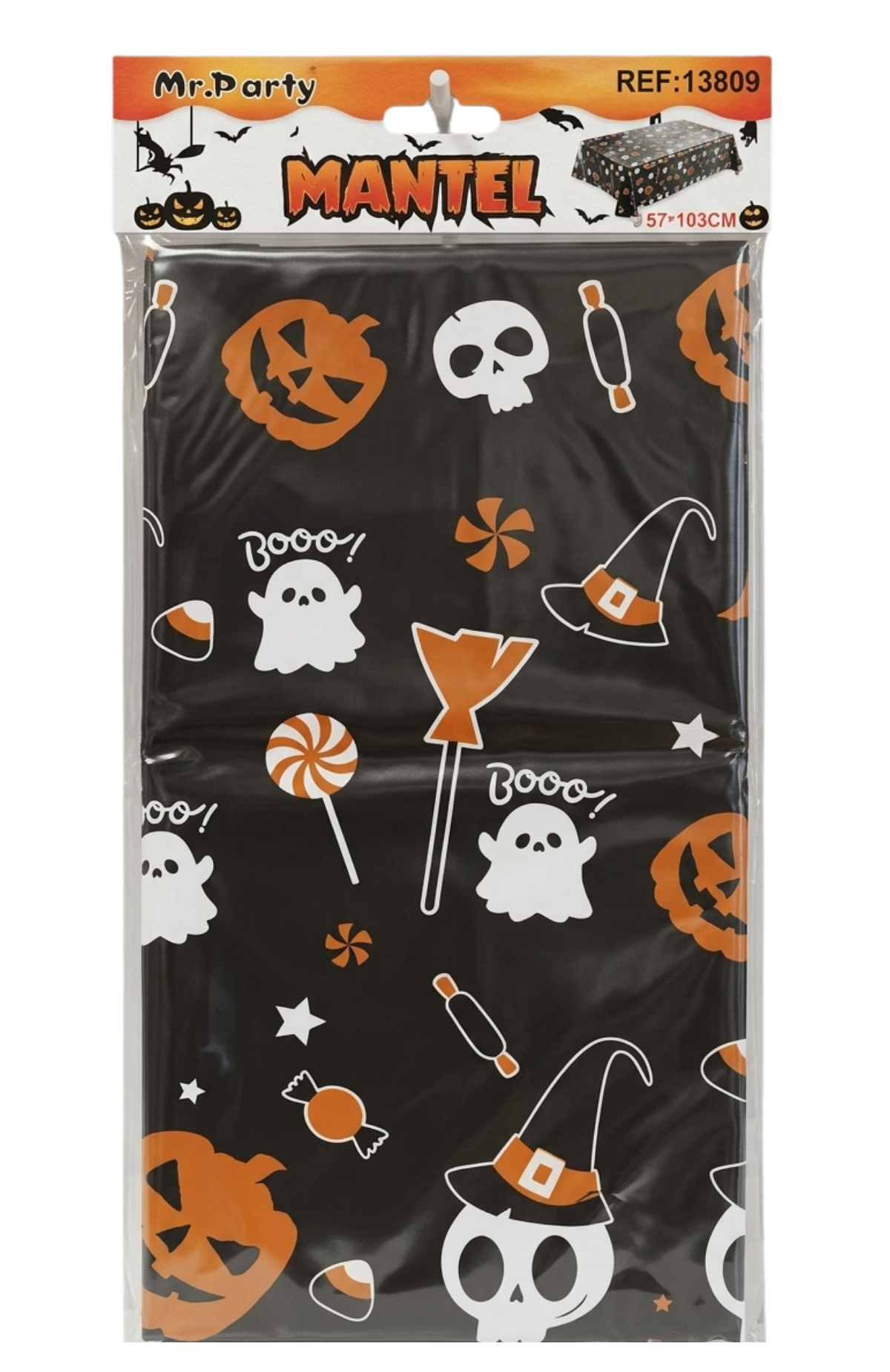 Pack 2 Manteles De Halloween Mantel Rectangular Halloween