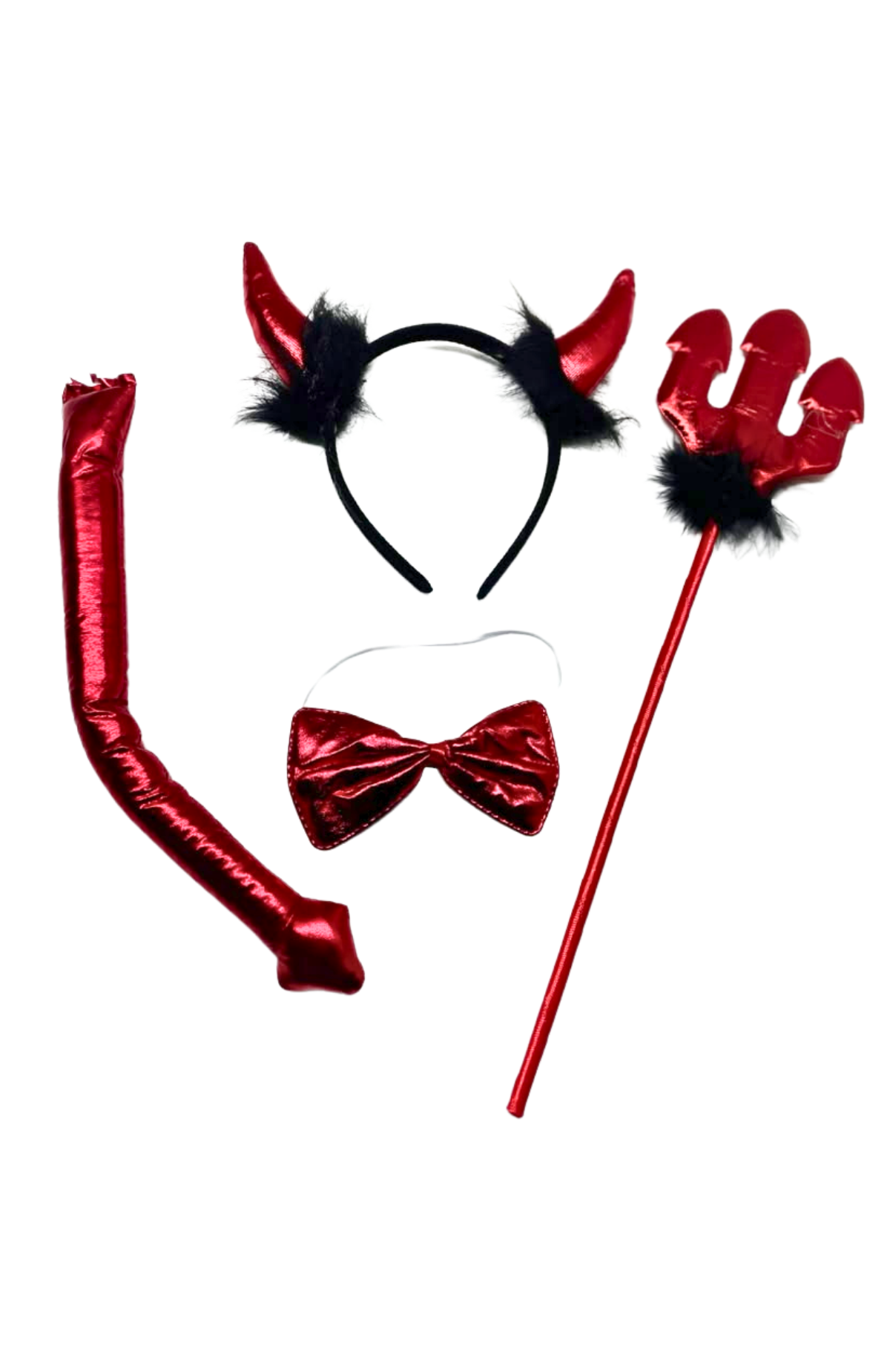 Set De Disfraz De Diablita 4 Piezas Sexy Halloween