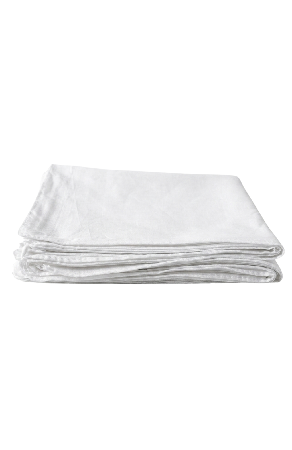 Set De 12 Pañuelos De Bolsillo Blancos Lisos 35x35 Cm
