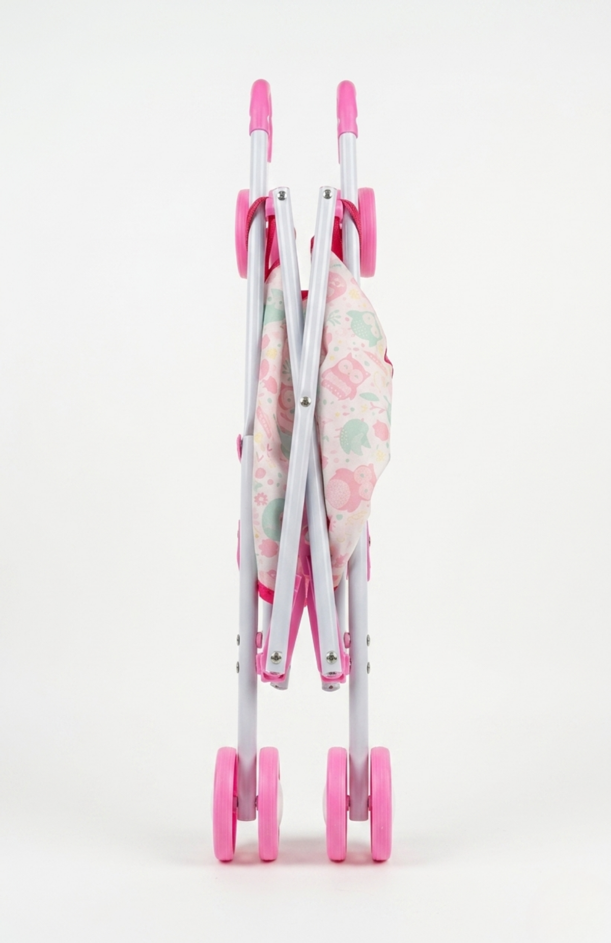 Coche De Juguete Para Muñecas Paseador Plegable Rosa