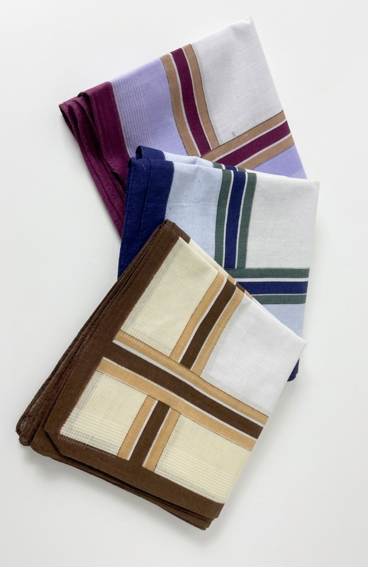 Pack 12 Pañuelos De Lujo Multicolor Algodón 39x39 Cm