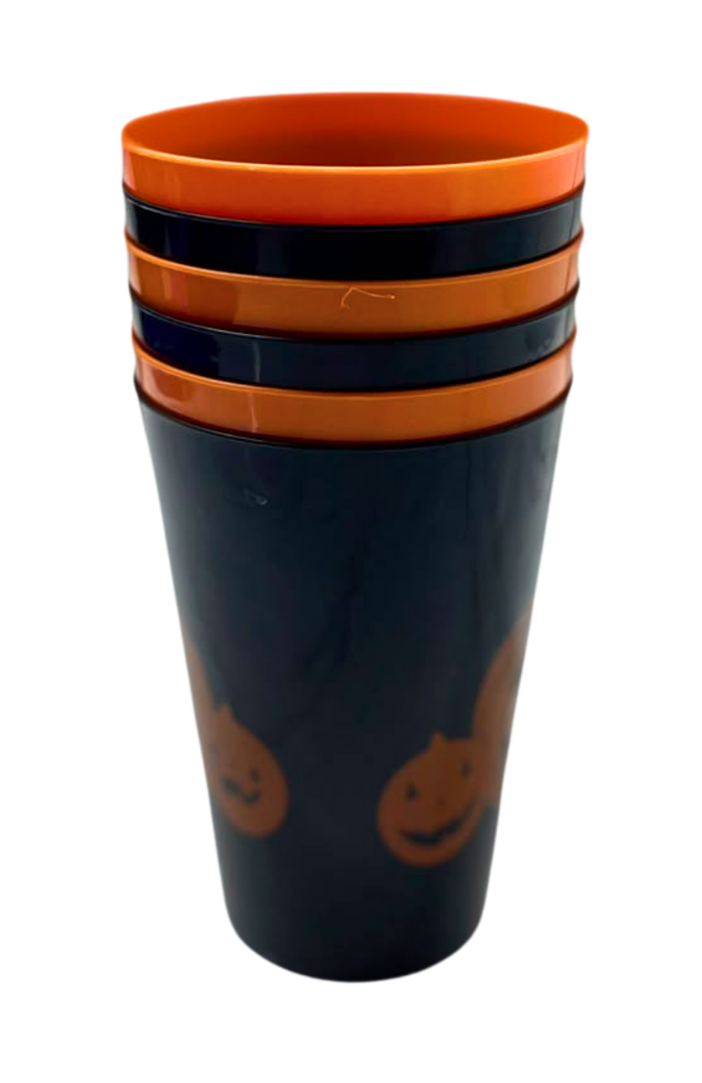 Pack 6 Vasos De Plástico Halloween Fiesta Decorativo