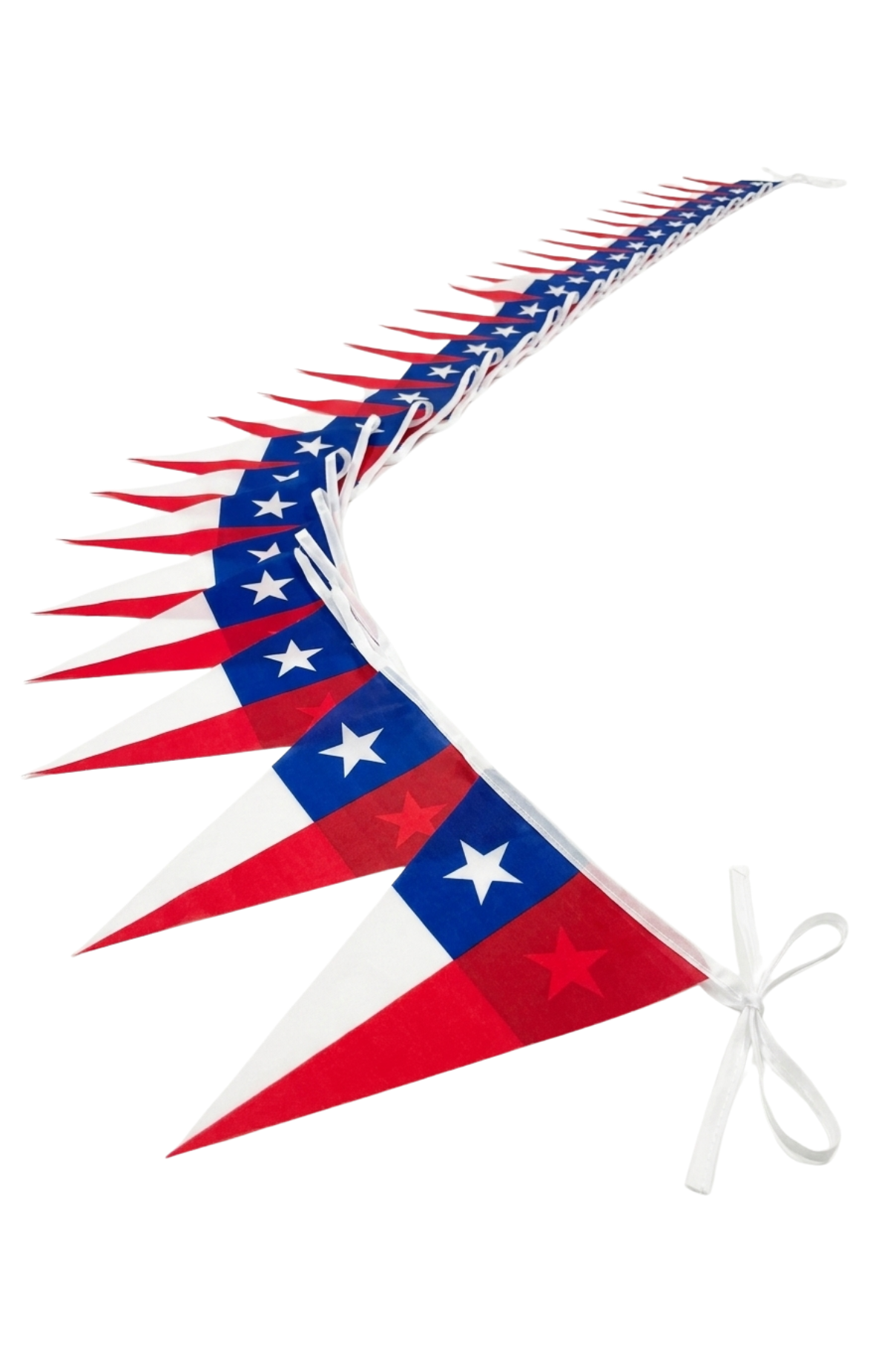 Pack 3 Guirnalda Fiestas Patrias Banderines 20x28 Cm - 3.5 M