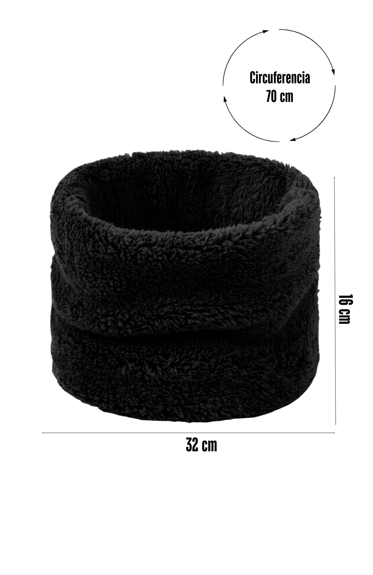 Cuello Polar, Cuello Chiporro Invierno, Ideal Escolares