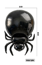 Globo Metalizado Araña Halloween Gigante 54x80cm Decoración