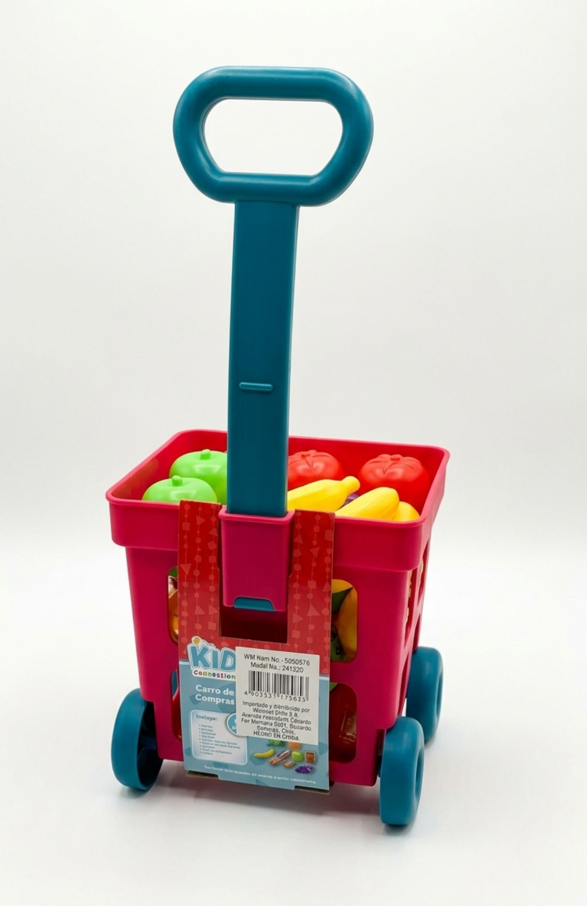 Carrito Compras Juguete Para Niños Con Frutas Y Alimentos